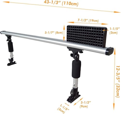 Kayak Motor Mount, Fishing Kayak Trolling Motor Mount Rack Aluminum Outboard Mounting Bracket Holder Kit