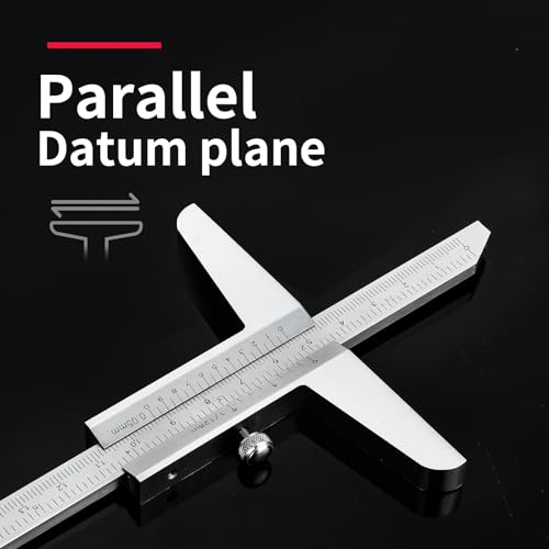 0-300mm Depth Vernier Caliper Micrometer Measuring Tool, 0.02mm Resolution,Carbonsteel Caliper Measuring Tool, DRINYOUNG (0-300/128in Depth Caliper) - size: 0-12" (Depth Vernier Caliper)