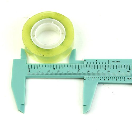 TamBee Plastic Vernier Caliper 150mm Eyebrow Caliper for School Students - color: Mint Green