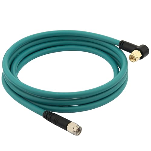 5FT SMA Male to SMA Male RG142 Coaxial Cable Jumper 2-Pack 50 Ohm - size: 5ft / 1.5m