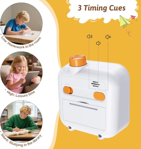 EooCoo Visual Timer for Kids, ADHD, Toddler Essentials, Boo Basket Stuffers - style: Petal Pulse