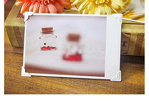 360 Count Self-Adhesive Acid Free Photo Corners for Scrapbooks Memory Books (White) - color: White