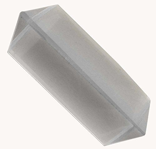 MAXIMIZE Optical Glass Triangular Prism | 1" x 2" (2.5 cm x 5 cm) | Refracts Light for Educational & Photography Use - style: Triangular Prism - 1" x 2"