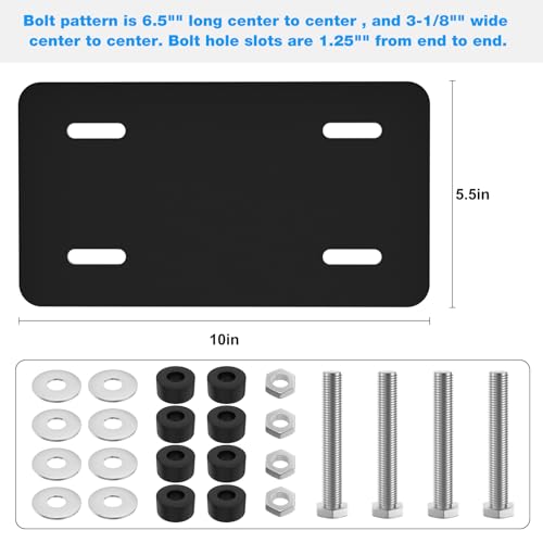 212Cc Engine Mount Plate Kit for Harbor Freight Predator Engine 212cc 6.5HP