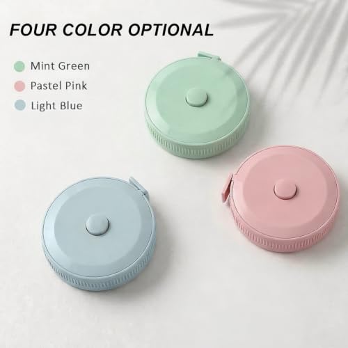 9 Pcs Tape Measure Body Measuring Tape with Soft Ruler for Sewing, Fabric, Cloth, Knitting, Tailor, DIY Home Craft, Mini Retractable Dual Scale 60 Inch - size: 9PCS