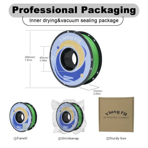 PLA 3D Printer Filament, Dimensional Accuracy +/- 0.02 mm, 1 kg Spool(2.2lbs), 1.75 mm, Green - color: Green, size: 1kg