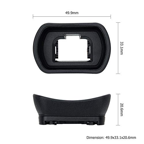 Kiwifotos FDA-EP18 Viewfinder Eyecup Eyepiece for Sony A7 A7II A7III A7R IV - size: Sony FDA-EP18 Replacement