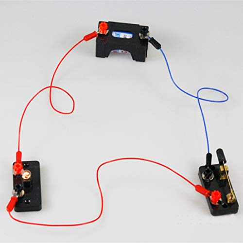 6pcs Circuit Switch Wire connectors:Science Wire Used for Battery Holder/Knife Switch/Bulb Holder Electricity Connection,Great for Demos Teaching Basic Principles of Electricity - color: 6PCS Circuit Switch Wire