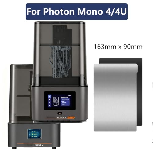 2 Pack Flex Steel Plate for Anycubic Photon Mono 4/4 Ultra - size: 163x90mm