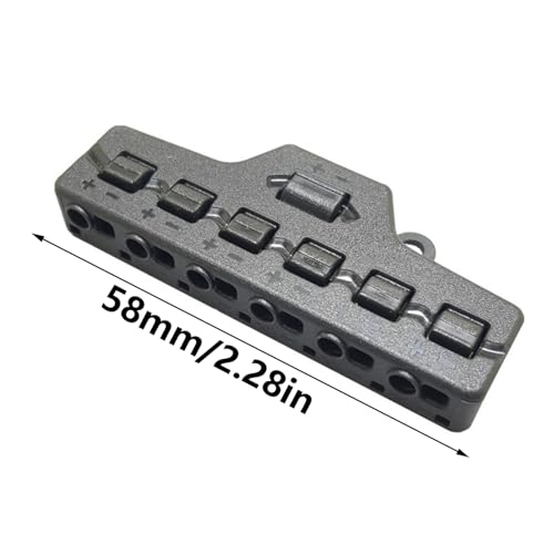 Low Voltages Wire Splitter 1 Input 6 Output LED Lighting Wire Connector Block for LED Strips Lighting Distribution Block