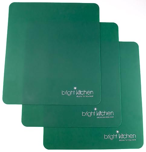 3 Flat Silicone Dehydrator Sheets Compatible With Cosori Premium CP267-FD Non Stick Dryer Mats for Jerky, Fruit, Herbs, Chips, Crackers Tray Liners - size: 3 Flat Sheets