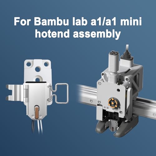 Upgraded Hotend Heating Assembly for Bambu Lab A1/A1mini – Ceramic Zirconia Insulation Base, High-Temperature Resistant, Tool-Free Installation & Easy Maintenance - size: a1 Hotend Heating Assembly