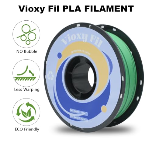 PLA 3D Printer Filament, Dimensional Accuracy +/- 0.02 mm, 1 kg Spool(2.2lbs), 1.75 mm Christmas Green - color: Christmas Green, size: 1kg