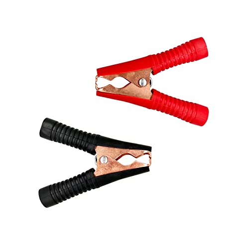 2 Piece 100 A Insulated Alligator Clips for Car Auto Vehicle