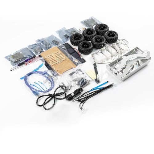 SunFounder GalaxyRVR Mars Rover STEM Kit for Arduino, Compatible with Uno R3, Rocker-Bogie Suspension,Scratch,C,Camera, FPV, for Students, Educators, Engineers