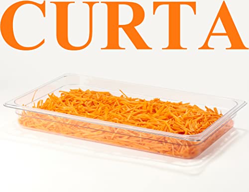 CURTA 6-Pack Full Size 2.5" Deep NSF Polycarbonate Food Pans | Dishwasher & Freezer Safe Clear Container for Prep Tables, Buffet, Salad Bar, Commercial & Home Kitchen - color: Full Size, size: 2-1/2" Deep