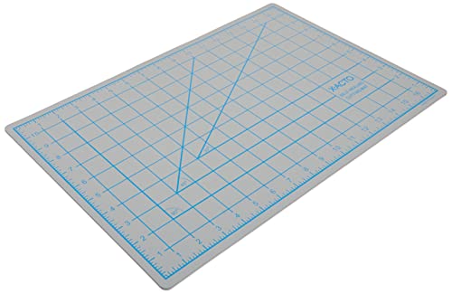 X-Acto X7761 Self-healing cutting mat, nonslip bottom, 1 grid, 12-Inch by 18-Inch board with 11-Inch by 17-Inch measuring surface, gray