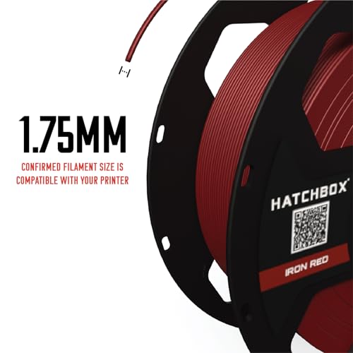 HATCHBOX PLA Filament 1.75mm Carribean Green, 3D Printer Filament 1KG Spool, Dimensional Accuracy +/- 0.03mm, Clog Free & Tangle Free, Vacuum Sealed with Desiccant - color: Caribbean Green