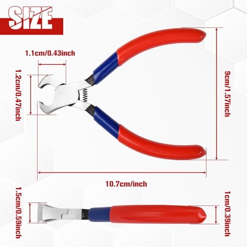 Mini End Nippers Precision End Cutters Small End Cutting Plier Nail Puller Tool for Carpenter Jewelry Pliers for Beading Jewelry Making Wire Cutting DIY Craft Hobby Supplies - style: End Cutting Pliers