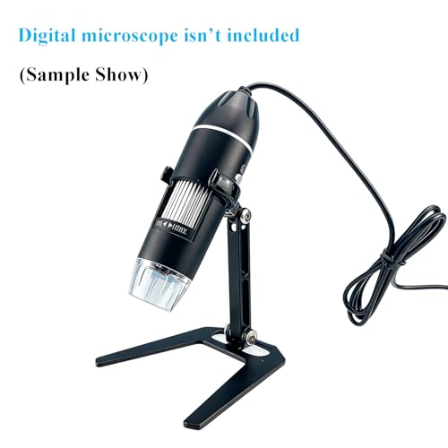 Aluminum Alloy Simple Bracket Stand for USB Microscope and WiFi Microscope