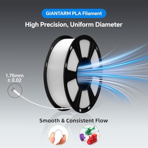 GIANTARM PLA Filament 2KG,Green 3D Printer Filament 1.75mm - color: Green, size: 2kg