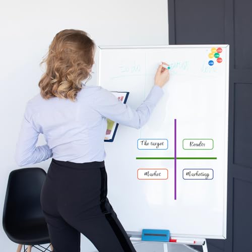 12 Roll Thin Whiteboard Tapes & 54 PCS Magnetic Dry Erase Labels