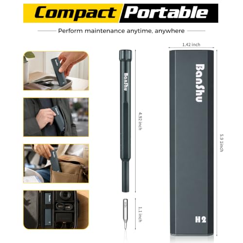 Banshu Precision Screwdriver Set, Professional Mini Repair Toolkit 46-Piece - size: 46-in-1