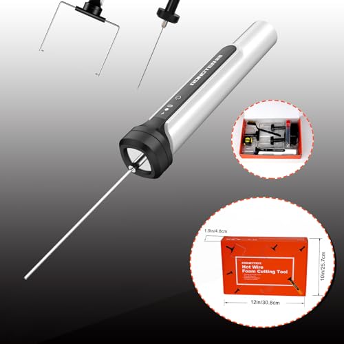 3-in-1 Hot Wire Foam Cutter Tool, Electric Styrofoam Cutter, White - color: White