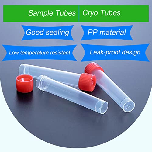 30ml Plastic Small Vials with Screw Caps Sample Tubes,PP Material, Free from DNase, RNase, Human DNA(30pcs) - style: 30ml 30pcs