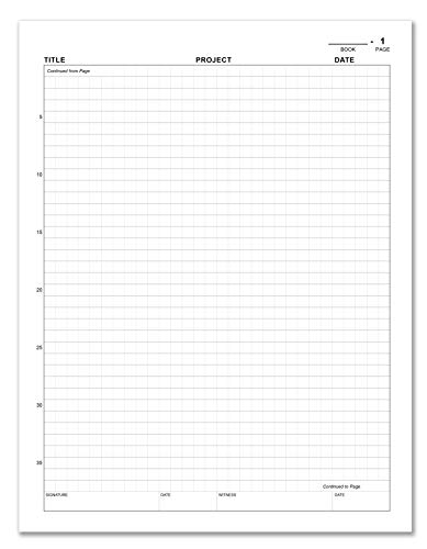 BookFactory Carbonless Chemistry Lab Notebook, 25 Sets of Duplicator Pages - size: Carbonless 25 pg