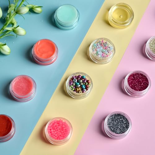 Eternal Moment 50 Pack 5G Sample Containers with Lids Cosmetic Small Jars - color: White Lid, size: 0.17 Ounce