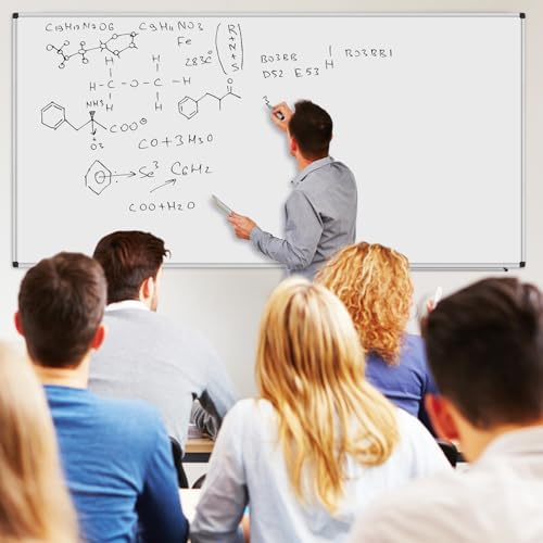 XBoard Magnetic Dry Erase Board 4' x 8' Wall Mounted (Pack of 2) - size: 96" x 48" 2 Pack