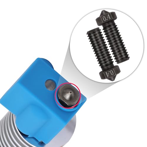 15PCS Hardened Nozzles Kit for Anycubic Vyper, 3D Printer 7PCS 0.4mm Nozzles and 2PCS 0.2mm, 0.6mm, 0.8mm Wear Resistance Nozzles Kit for Anycubic Vyper, Kobra Plus, Kobra Max - style: Vyper Harden Steel Multi Size