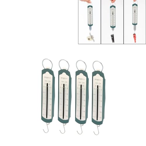 4Pcs Spring Scales for Science Classroom, Professional High Accuracy Bar Portable Spring Dynamometer for Student Physics Experiment Teaching Demonstration (2.5N) - size: 2.5N