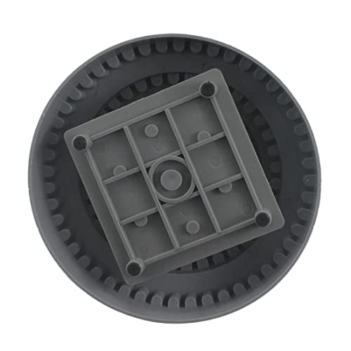 Luo ke-Drill Bits Rotary Burs Holder, 116 Hole Burr Storage Box for Rotary Bits (Grey) - color: Grey