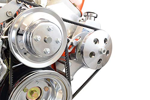 ICT Billet BBC POWER STEERING PUMP BRACKET Billet Adjustable LWP Long Water Pump 454 Big Block Chevy 396 402 409 427 454 502 V8 Eight Cylinder Designed & Manufactured in the USA 551497
