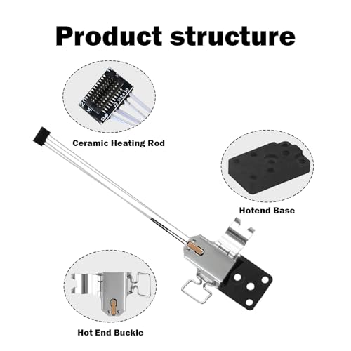 A1/A1 Mini Hotend Heating Assembly Kit Component with Ceramic Heater - style: 1PK