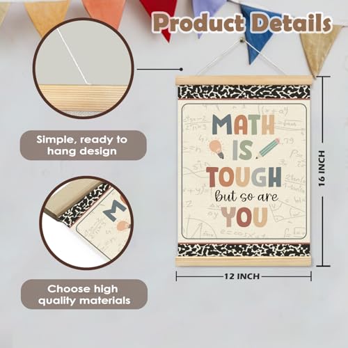 Math Classroom Decor, Middle High School Must Have - color: tough you
