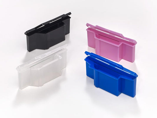 Caplugs Evergreen 240-3800-030 SS Series – Slide-Sette Savers, Natural Polypropylene (PP), 100 Pack, Shipping Same-Patient Pathology Slides and Tissue/Biopsy Paraffin Blocks, Storage, Protective Lid