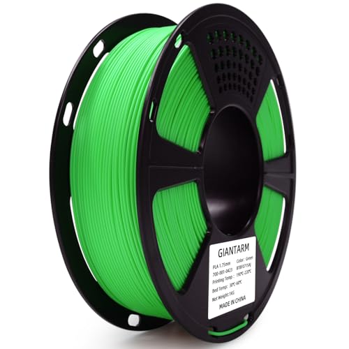 GIANTARM PLA 3D Printer Filament 1.75mm,Green 1kg - color: Green, size: 1kg