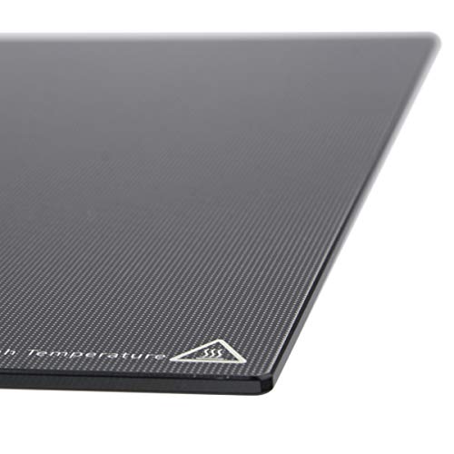LONGER lk4pro lk4 Glass Bed Upgraded ,Thickness 4mm 235x235mm Flatness Below 0.2mm Four Corners Rounded R5mm Lattice Glass ,High Hardness Durable Glass Platform for 3D Printer - size: MH-X9NO-RUJ8