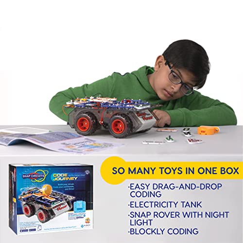 SNAP CIRCUITS Code Journey STEM Coding & Electronics Toy, Ages 8+ - style: Journey