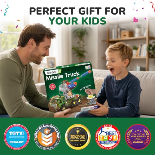 Smartivity DIY Military Vehicle Truck Toy for Kids 8-14 Years - style: Military Truck