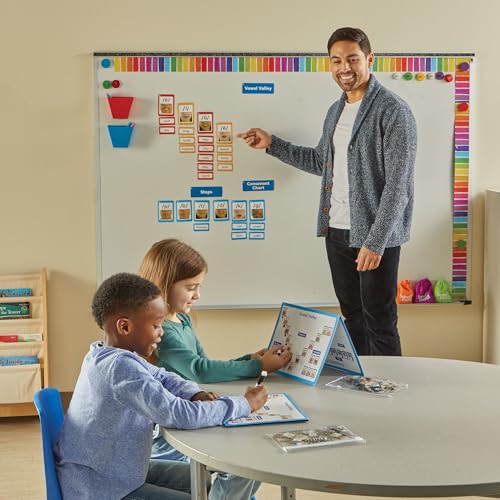 hand2mind Desktop Magnetic Sound Wall Boards, Set of 6, Ages 5+