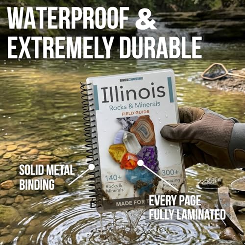 Illinois Rocks and Minerals Identification Field Guide | Waterproof