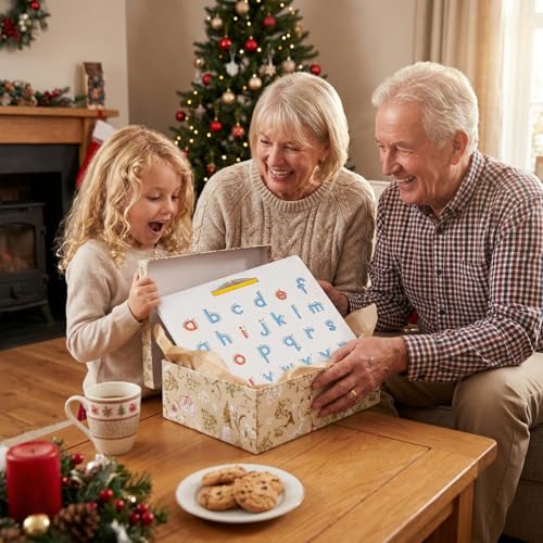 LovesTown Magnetic Alphabet Tracing Board for Kids
