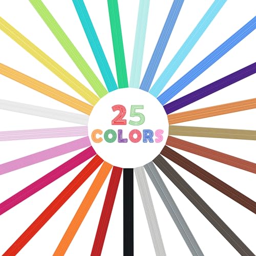 25 Colors PCL 3D Pen Filament Refill for 3Doodler Start+ 3D Pen, Low Print Temperature Filament Only Fit for 3Doodler Start 3D Pen, Each Color 15cm x 10pc, Total 250pcs 3750cm PCL Filament by MIKA3D - color: 25 Colors Pcl