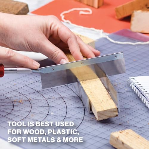 Excel Blades 6-Inch Aluminum & Steel Mitre Box, 2 Cutting Angles - style: Mitre Box