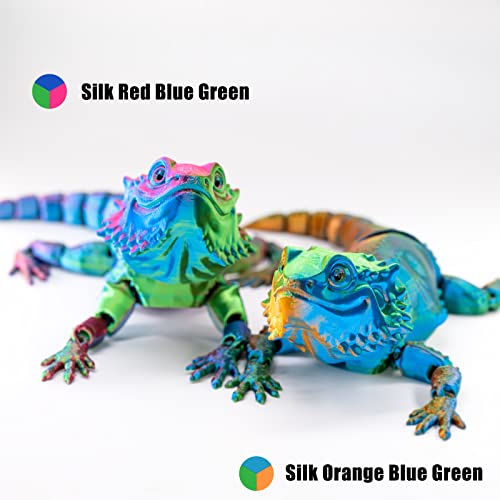 3D Printer Filament PLA, 3 in 1 Rainbow PLA Filament 1.75mm +/-0.02mm, High-Speed Printing Silk PLA Tri Color Filament, Fit to AMS, Coextrusion 3D Filament Bundle 200g x 4 Spools - color: 4 Pack Tri-color