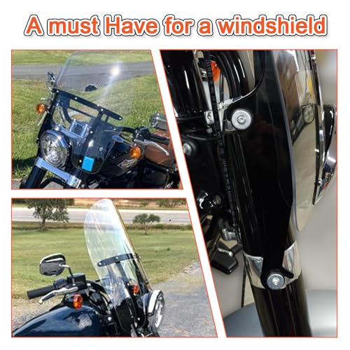 FOVPLUE Windshield Docking Hardware Kit for Harley Touring Road King Model